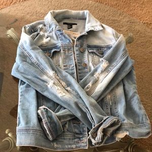 Ripped Jean Jacket